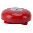 Fire Alarm Bell High Sensitivity Super Loud Sound Electric Round Alarm Bell for School Factory 220V AC