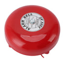 Fire Alarm Bell High Sensitivity Super Loud Sound Electric Round Alarm Bell for School Factory 220V AC