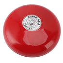 Fire Alarm Bell High Sensitivity Super Loud Sound Electric Round Alarm Bell for School Factory 220V AC