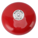 Fire Alarm Bell High Sensitivity Super Loud Sound Electric Round Alarm Bell for School Factory 220V AC
