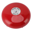 Fire Alarm Bell High Sensitivity Super Loud Sound Electric Round Alarm Bell for School Factory 220V AC