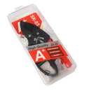 Pruning Shears Ergonomic Straight Handle Segmented Garden Pruner Aluminum Alloy Fruit Tree Branch Cutter Red Black