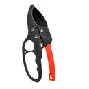 Pruning Shears Ergonomic Straight Handle Segmented Garden Pruner Aluminum Alloy Fruit Tree Branch Cutter Red Black