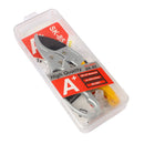 Pruning Shears Ergonomic Straight Handle Segmented Garden Pruner Aluminum Alloy Fruit Tree Branch Cutter Yellow