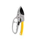 Pruning Shears Ergonomic Straight Handle Segmented Garden Pruner Aluminum Alloy Fruit Tree Branch Cutter Yellow