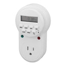 Indoor Mini Mechanical Outlet Timer Electronic Plug Timer Auto Power Off 7 Day Cycle Timer Outlet