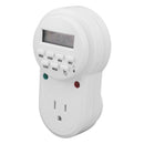 Indoor Mini Mechanical Outlet Timer Electronic Plug Timer Auto Power Off 7 Day Cycle Timer Outlet