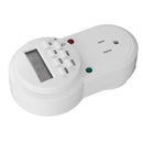 Indoor Mini Mechanical Outlet Timer Electronic Plug Timer Auto Power Off 7 Day Cycle Timer Outlet