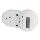Indoor Mini Mechanical Outlet Timer Electronic Plug Timer Auto Power Off 7 Day Cycle Timer Outlet