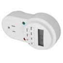 Indoor Mini Mechanical Outlet Timer Electronic Plug Timer Auto Power Off 7 Day Cycle Timer Outlet
