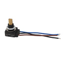 Rotary Potentiometer with Connector Wire 10K Ohm Linear Taper Adjustable Resistance 3 Pin Potentiometer ABS Copper IP65