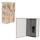 Mini Simulation Book Safe Storage Box Money Cash Jewelry Security Lock Case for Home Office