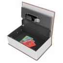 Mini Simulation Book Safe Storage Box Money Cash Jewelry Security Lock Case for Home Office