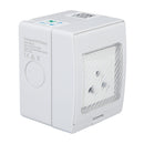 WiFi Smart Socket PC ABS IP55 Waterproof APP Remote Control Power Outlet for Bathroom Outdoor