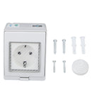 WiFi Smart Socket PC ABS IP55 Waterproof APP Remote Control Power Outlet for Bathroom Outdoor