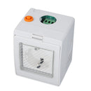 WiFi Smart Socket PC ABS IP55 Waterproof APP Remote Control Power Outlet for Bathroom Outdoor