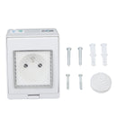WiFi Smart Socket PC ABS IP55 Waterproof APP Remote Control Power Outlet for Bathroom Outdoor