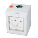 WiFi Smart Socket PC ABS IP55 Waterproof APP Remote Control Power Outlet for Bathroom Outdoor
