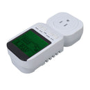 15A 60HZ 1800W Electricity Usage Monitor TS 8000 High Accuracy Power Meter Plug Power Watt Voltage Amps Meter with Digital LCD