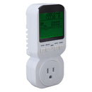 15A 60HZ 1800W Electricity Usage Monitor TS 8000 High Accuracy Power Meter Plug Power Watt Voltage Amps Meter with Digital LCD