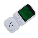15A 60HZ 1800W Electricity Usage Monitor TS 8000 High Accuracy Power Meter Plug Power Watt Voltage Amps Meter with Digital LCD