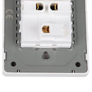 USB Charger Wall Outlet White 2 USB Ports 5V 2100mA 2 Outlets AC USB Wall Outlets for Living Room
