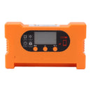 Solar Charge Controller Dual USB Type C Fast Charge Solar Charge Discharge Controller for 12V 24V Battery Charging 80A