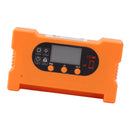 Solar Charge Controller Dual USB Type C Fast Charge Solar Charge Discharge Controller for 12V 24V Battery Charging 80A