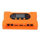 Solar Charge Controller Dual USB Type C Fast Charge Solar Charge Discharge Controller for 12V 24V Battery Charging 80A