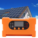 Solar Charge Controller Dual USB Type C Fast Charge Solar Charge Discharge Controller for 12V 24V Battery Charging 80A