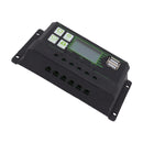 Solar Charge Controller PWM Dual USB Solar Panel Charger Discharge Regulator with Large LCD Display 60A