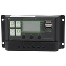Solar Charge Controller LCD Display Dual USB Port PWM Charging ABS 5V Solar Panel Regulator for Solar Panels 80A