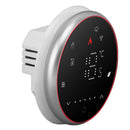 Wireless Smart Thermostat Accurate Programmable WiFi Thermostat Voice APP Control for Electric Heating AC95‑240V Round Base Black