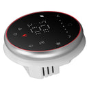 Wireless Smart Thermostat Accurate Programmable WiFi Thermostat Voice APP Control for Electric Heating AC95‑240V Round Base Black