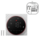 LED Smart Thermostat for Water Heating Programmable Thermostat Accurate 7 Day Programmable Thermostat AC95‑240V Square Base Black