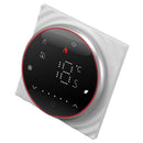 LED Smart Thermostat for Water Heating Programmable Thermostat Accurate 7 Day Programmable Thermostat AC95‑240V Square Base Black