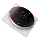 LED Smart Thermostat for Water Heating Programmable Thermostat Accurate 7 Day Programmable Thermostat AC95‑240V Square Base Black