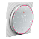 LED Smart Thermostat for Water Heating Programmable Thermostat Accurate 7 Day Programmable Thermostat AC95‑240V Square Base White
