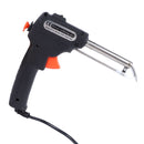 Handheld Solder Iron Kit Welding Tool 60W Soldering Iron with 50g Solder Wire for Circuit Board Home DIY Electronic Repair Black EU Plug 220V