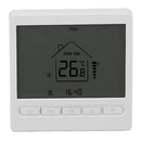 Digital Thermostat Display ABS Accurate Temperature Control Electric Thermostat AC220V for AC Floor Heating Home