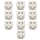 10PCS USB in Wall Outlet 10W 2 Port DC5V2A Charger Electrical Receptacles AC110‑250V for RVs Hotels Home