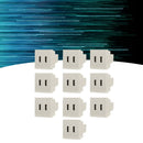 10PCS USB in Wall Outlet 10W 2 Port DC5V2A Charger Electrical Receptacles AC110‑250V for RVs Hotels Home