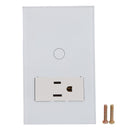 Smart Switch WiFi Phone Remote Fire Zero Control with 3 Holes Socket Touch Light Switch for Home Use Hotel