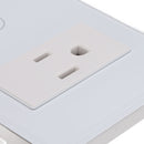 Smart Switch WiFi Phone Remote Fire Zero Control with 3 Holes Socket Touch Light Switch for Home Use Hotel