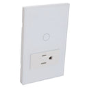 Smart Switch WiFi Phone Remote Fire Zero Control with 3 Holes Socket Touch Light Switch for Home Use Hotel