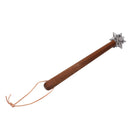 Spikey Ball Hammer with Wooden Handle Stainless Steel Multifunctional Unique Shape Decorative Hammer Ornament for Car Home Hand Tools