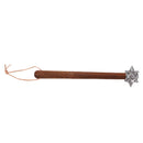 Spikey Ball Hammer with Wooden Handle Stainless Steel Multifunctional Unique Shape Decorative Hammer Ornament for Car Home Hand Tools