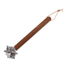 Spikey Ball Hammer with Wooden Handle Stainless Steel Multifunctional Unique Shape Decorative Hammer Ornament for Car Home Hand Tools