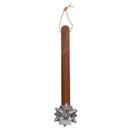 Spikey Ball Hammer with Wooden Handle Stainless Steel Multifunctional Unique Shape Decorative Hammer Ornament for Car Home Hand Tools