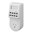 Indoor Mini Outlet Timer Digital Countdown Timer Outlet Indoor Timed Power Switch with Countdown Power Off Protection US Plug 120V 15A 1800W.μ